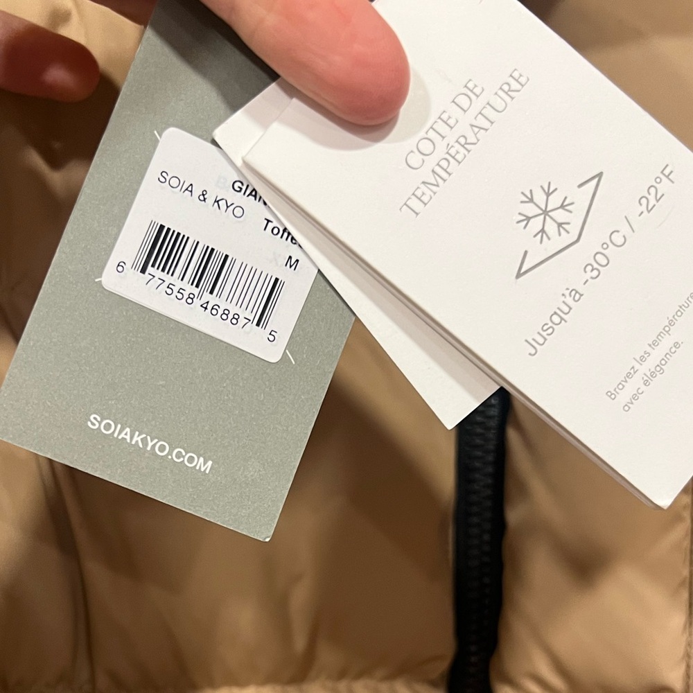 NWT Soia & Kyo Gianna jacket - amazing quality and super warm - Picture 9 of 11